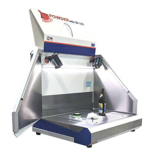 Table aspirante pour criminalistique - POWDERado - Attestor Forensics GmbH - pour poudre à empreintes digitales / réglable en hauteur / avec chariot mobile