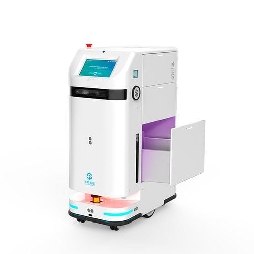 Robot de livraison pour médicaments - A1 - GUANGZHOU SAITE INTELLIGENT TECHNOLOGY CO., LTD. - pour hôpital / sur roues / autonome