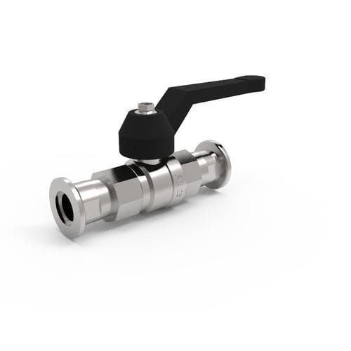 Vanne à boisseau sphérique - ZKH-16M - VACOM - manuelle / manuelle / en inox