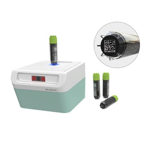 Lecteur de code pour éprouvettes - DT-90F - Numa Electronics - 2D / data-matrix / 1D