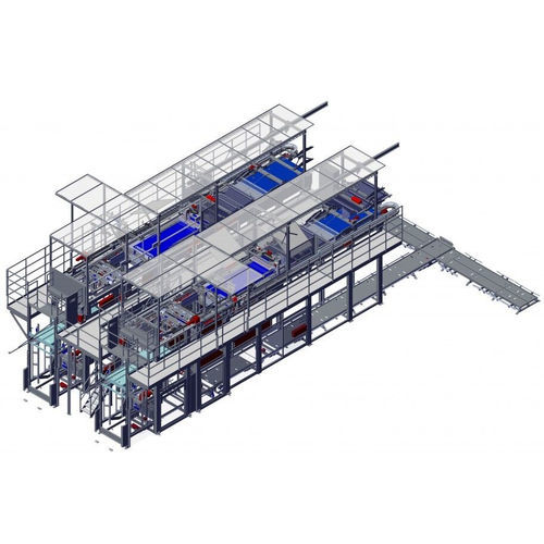 Palettiseur couche par couche - LPZ - NSM MAGNETTECHNIK GmbH - pour l'industrie alimentaire et de la boisson / pour produits chimiques / pour boîtes vides