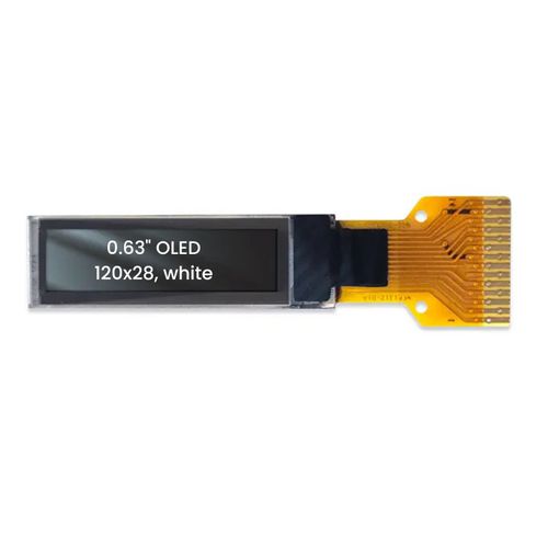 Module d'affichage OLED - TOX063TSWIG02 - TAILOR PIXELS TECHNOLOGY CO., LTD. - monochrome / 120 x 28 / 0.63"