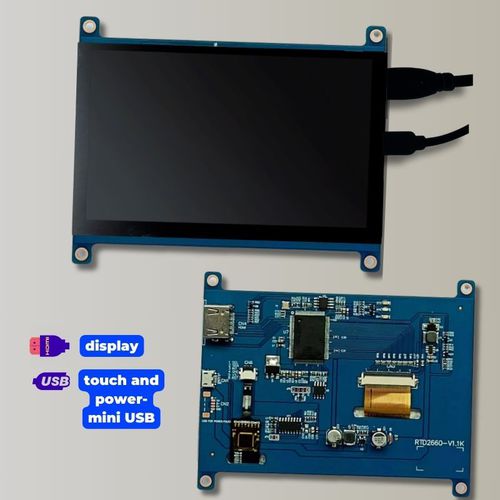 Module d'affichage 5" - TBF050HD-01C - TAILOR PIXELS TECHNOLOGY CO., LTD. - IPS / à écran tactile capacitif / 800 x 480