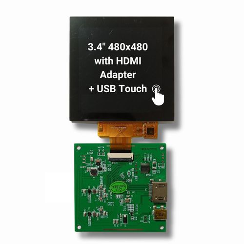 Module d'affichage 3.4″ - TBG-034BST-01C - TAILOR PIXELS TECHNOLOGY CO., LTD. - TFT LCD / IPS / à écran tactile capacitif