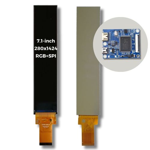 Module d'affichage TFT - TTG071BVV-01 - TAILOR PIXELS TECHNOLOGY CO., LTD. - IPS / 280 × 1424 / 7.1"