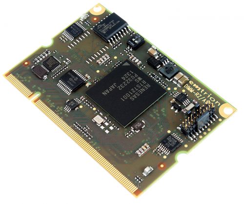 Computer-on-module ARM Cortex-A9 - DIMM-RZ/A1H - emtrion GmbH - Renesas / Ethernet / RS-232