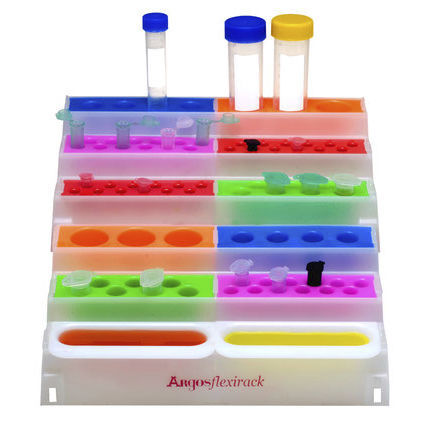 Ratelier de stockage pour tubes à essai - FlexiRack - Biotool Swiss AG - pour pointes de pipette / autoclavable