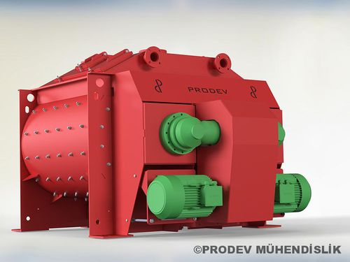 Bétonnière électrique - PROMIX - PRODEV MACHİNE - fixe / automatique / à 2 axes