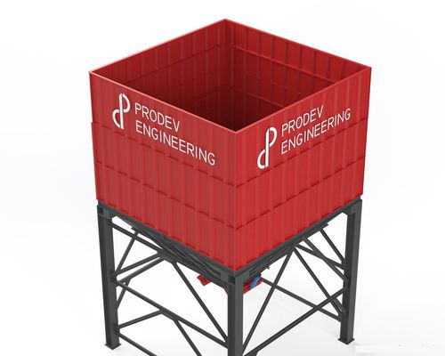 Trémie de stockage - PROSTOCK-S series - PRODEV MACHİNE - de chargement / pour l'industrie / de produits en vrac