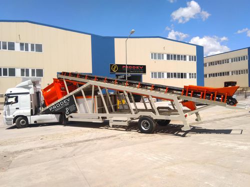 Centrale à béton mobile - PROBET series - PRODEV MACHİNE - automatique