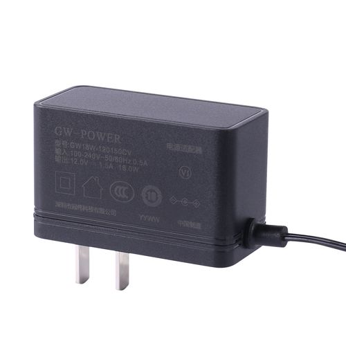 Alimentation électrique enfichable - GW18W series - Shenzhen K-TECH Technology Co., Ltd. - AC/DC / avec protection contre les courts-circuits / avec protection contre les surintensités