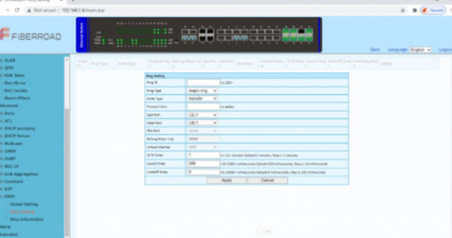 Logiciel de gestion - FIRO WebGUI  - Fiberroad Technology - de supervision / d'interface / graphique