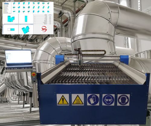 Machine de découpe plasma - Fast HVAC - JMSCOLPITORI - pour métal / pour feuille d'aluminium / de tôle
