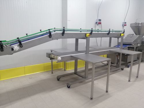 Système de convoyage pour l'industrie alimentaire et de la boisson - BESATECH Food Processing Machines - pour produits alimentaires / pour denrées alimentaires / à viande