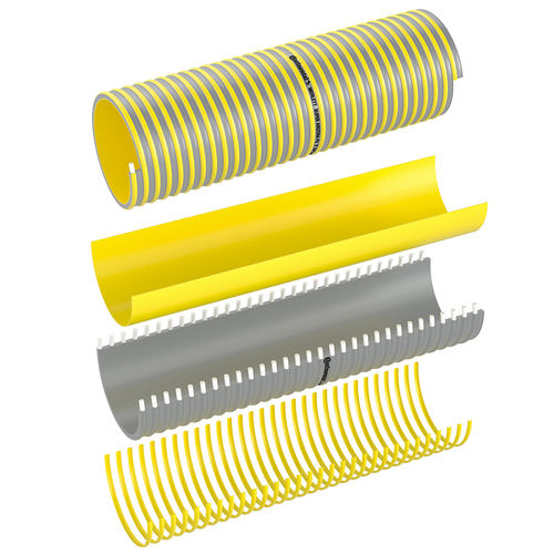 Tuyau flexible pour produits alimentaires - 911074 - MERLETT - pour produits abrasifs / en PVC / en PU