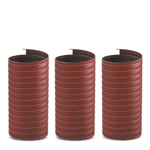 Tuyau flexible pour produits chimiques - 913073 - MERLETT - pour air chaud / en acier galvanisé / en silicone