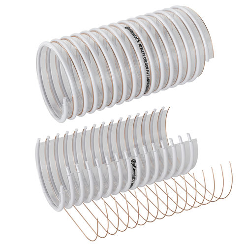 Tuyau flexible pour produits alimentaires - 911196 - MERLETT - pour produits abrasifs / en polyester / en polyéthylène PE