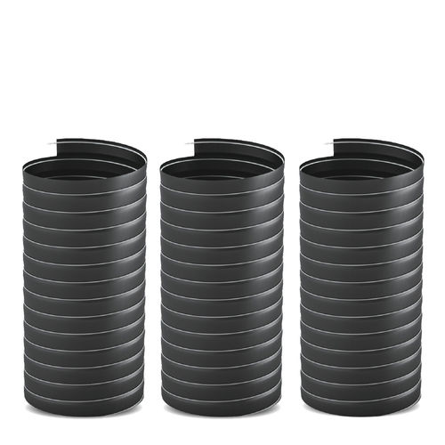 Tuyau flexible pour air chaud - 913072 - MERLETT - en acier galvanisé / en fibre de verre / pour aspiration de fumée