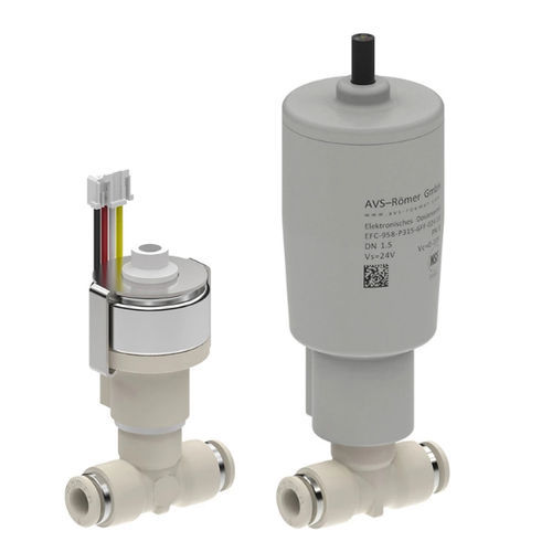 Vanne à membrane - EFC - AVS Römer - à commande électrique / de contrôle de débit / de distribution