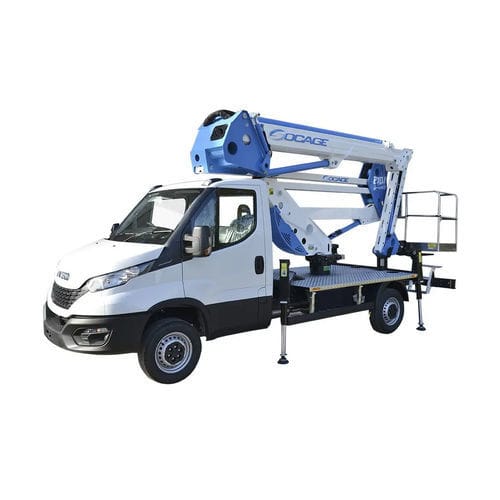 Nacelle articulée montée sur camion - ForSte 21DJ SPEED - Socageworld - électrique / hydraulique / pour usage extérieur