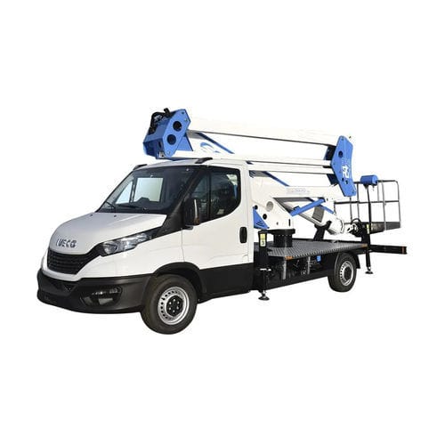 Nacelle articulée montée sur camion - ForSte 24D SPEED - Socageworld - électrique / hydraulique / pour usage extérieur