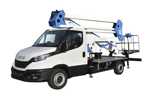 Nacelle articulée montée sur camion - forSte 27D SPEED - Socageworld - électrique / hydraulique / pour usage extérieur