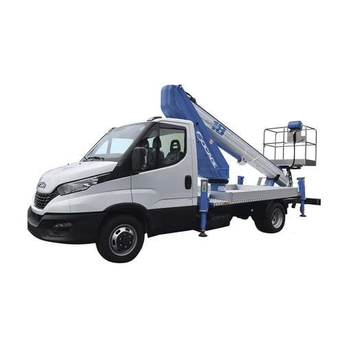 Nacelle télescopique sur camion - ForSte 18T SPEED - Socageworld - hydraulique / électrique / pour usage extérieur