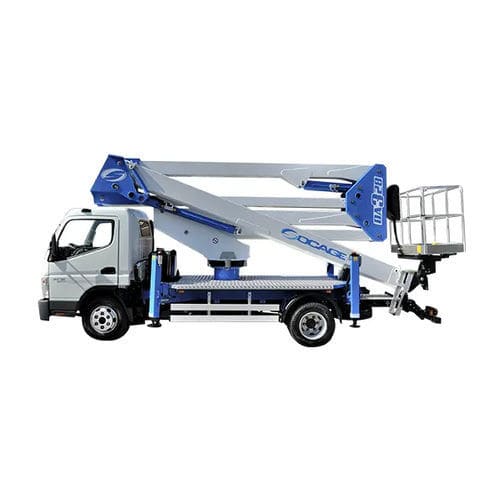 Nacelle articulée montée sur camion - forSte 28DA - Socageworld - électrique / hydraulique / pour usage extérieur