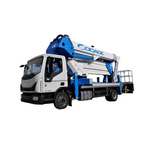 Nacelle articulée automotrice - forSte 37DJ SPEED - Socageworld - montée sur camion / électrique / hydraulique