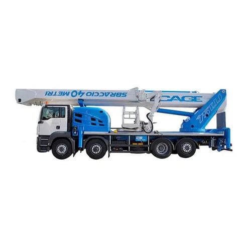 Nacelle télescopique montée sur camion - ForSte 75TJJ - Socageworld - hydraulique / électrique / pour usage extérieur
