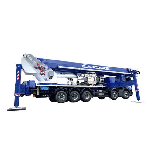 Nacelle télescopique montée sur camion - ForSte 100TJJ - Socageworld - hydraulique / pour usage extérieur