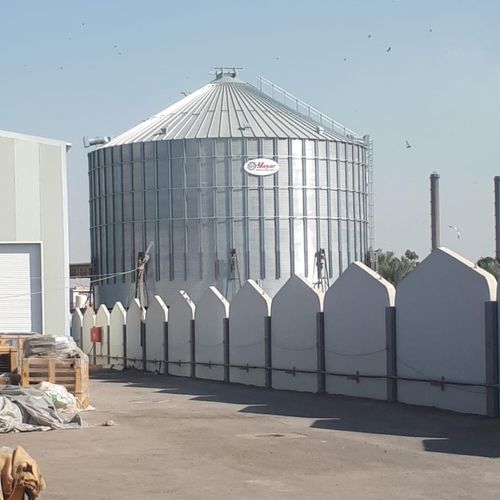 Silo à fond plat - Yaşar Makine - pour céréales / en tôle