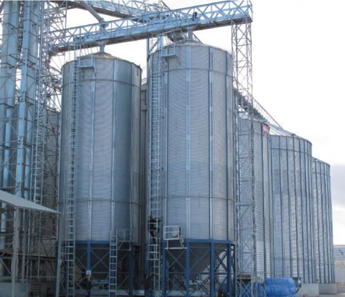 Silo à fond conique - Yaşar Makine - pour céréales / en acier