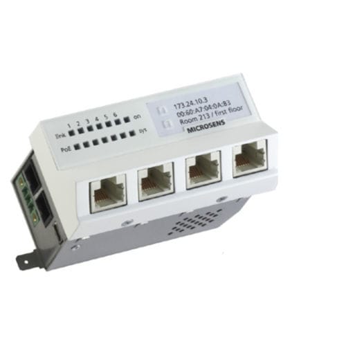 Commutateur Ethernet administrable - IB2000-04VS09 - Acome - 4 ports / Gigabit Ethernet / gigabit
