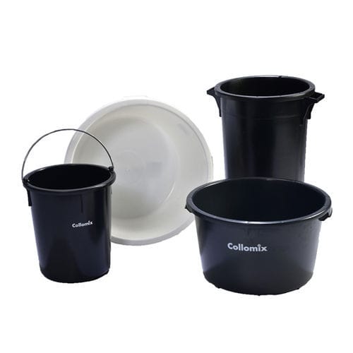 Seau en plastique - 60177 - Collomix GmbH - rond / à mortier / pour chantier