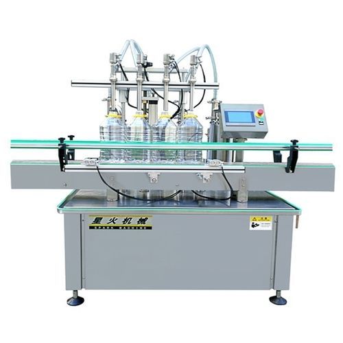 Machine de remplissage pour liquide à faible viscosité - XH-600L - Spark Packaging Machines - automatique / pour bouteilles en plastique / pour bouteilles de gaz