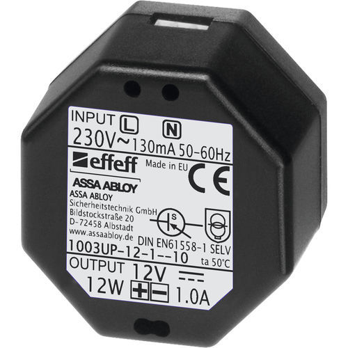 Alimentation électrique sur rail DIN - 1003 - effeff - AC/DC / à sortie simple / monophasée