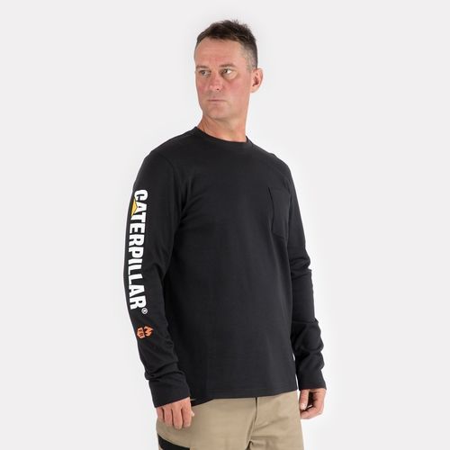 T-shirt de travail - 1630017 - Caterpillar workwear - en coton / pour homme / bleu