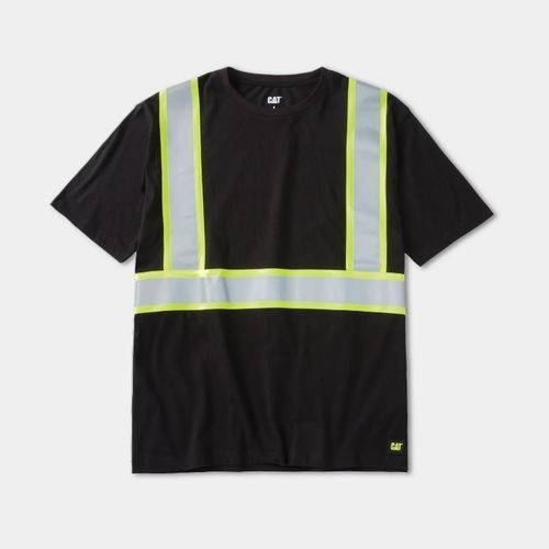 T-shirt de travail - 1010075 series  - Caterpillar workwear - haute visibilité / en coton / pour construction