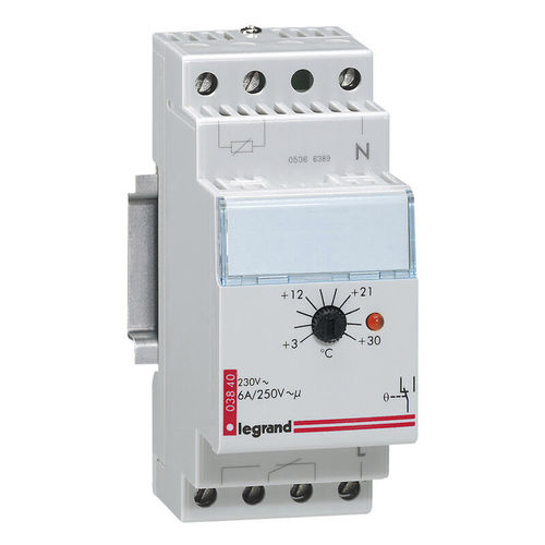 Thermostat électromécanique - 0 038 40 - Legrand - programmable / sur rail DIN / d'ambiance