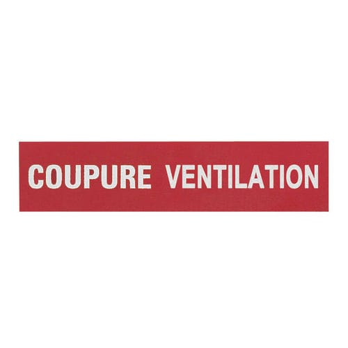 Étiquette autocollante - 0 380 31 - Legrand - rectangulaire / blanche / en planche