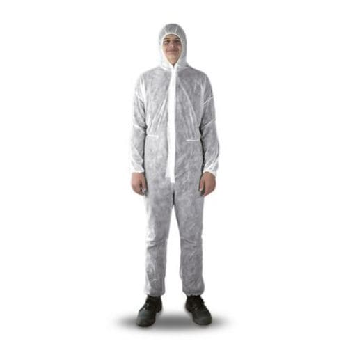 Combinaison de travail - 2233580500 - Goebel Group - en polypropylène / unisexe / blanche