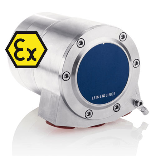 Codeur rotatif absolu - Ex-proof 600 series  - Leine & Linde - mécanique / inductif / à axe creux