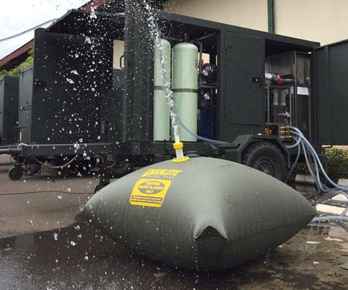 Réservoir de stockage d'eau potable - Flixtank - de remplissage / en polyéther / souple