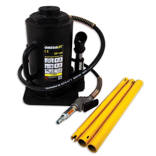 Cric bouteille - 17302C - Omega Lift - pneumatique / 30 tonnes / automobile