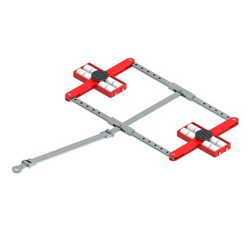 Patin rouleur pour forte charge - ECO-Skate DUO (NY) iN160D 16to - HTS Hydraulische Transportsysteme GmbH - de transport / manuel / pour charge sur 4 points