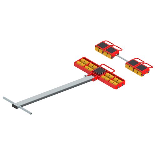 Patin rouleur pour forte charge - ECO-Skate MINI (PU) M50L + M50S 10to - HTS Hydraulische Transportsysteme GmbH - de transport / manuel / rotatif