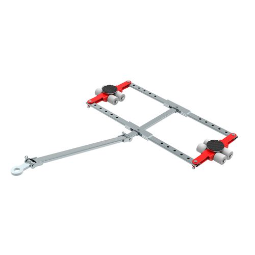 Patin rouleur pour forte charge - ECO-Skate DUO (NY) iN80D 8to - HTS Hydraulische Transportsysteme GmbH - pour charge sur 4 points