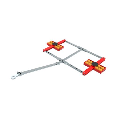 Patin rouleur pour forte charge - ECO-Skate DUO (PU) i120D 12to - HTS Hydraulische Transportsysteme GmbH