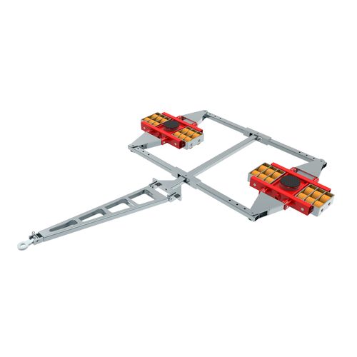 Patin rouleur pour forte charge - ECO-Skate DUO XL X48D 48to - HTS Hydraulische Transportsysteme GmbH - de transport / pour charge sur 4 points